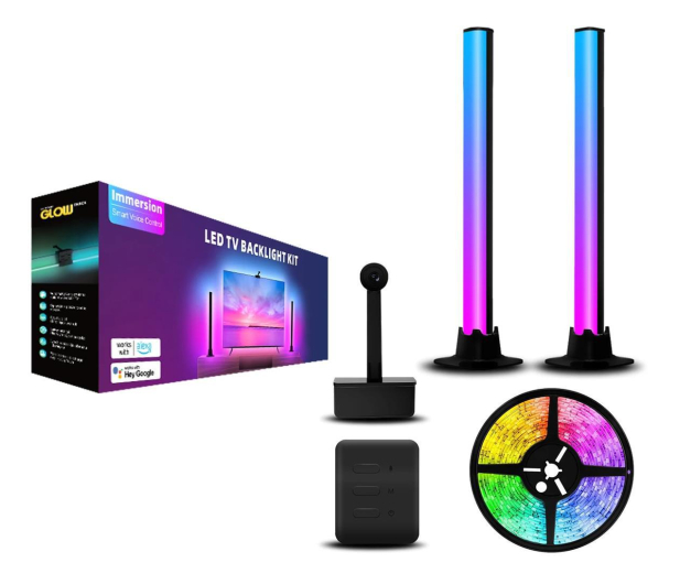 Spacetronik Inteligentne podświetlenie telewizora LED RGB Strip Wi-Fi - 1206432 - zdjęcie